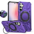thumbnail image 1 of Ancove for Samsung Galaxy A15 Magnetic Case [Compatible with Mag Safe],Heavy Duty Ring Holder [Kickstand] Military Grade Drop Protection Case Cover for Samsung Galaxy A15,Purple, 1 of 8