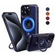 thumbnail image 1 of Ancove for iPhone 14 Case with Ring Holder Kickstand,[Compatible with Mag Safe]Magnetic Shockproof PU Leather Case Cover for Apple iPhone 14,Darkblue, 1 of 6