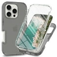 thumbnail image 1 of Ancove for iPhone 16 Pro Case, Rugged Case with Built-in Touch Sensitive Anti-Scratch Screen Protector, Soft TPU Bumper Case for iPhone 16 Pro,Black, 1 of 4