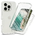 thumbnail image 1 of Ancove for iPhone 16 Pro Case, Rugged Case with Built-in Touch Sensitive Anti-Scratch Screen Protector, Soft TPU Bumper Case for iPhone 16 Pro,Clear, 1 of 4