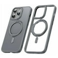 thumbnail image 1 of Ancove for iPhone 13 Pro Max Clear Case with Ring Holder Kickstand,Magnetic [Compatible with Mag Safe] Crystal Transparent Shockproof Protective Case Cover for iPhone 13 Pro Max,Gray, 1 of 7