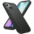 thumbnail image 1 of Ancove for iPhone 14 Rugged Case,Military Grade Drop Test Heavy Duty Shockproof Frosted Matte Dual Layer Protective Phone Cover for Apple iPhone 14,Black, 1 of 7