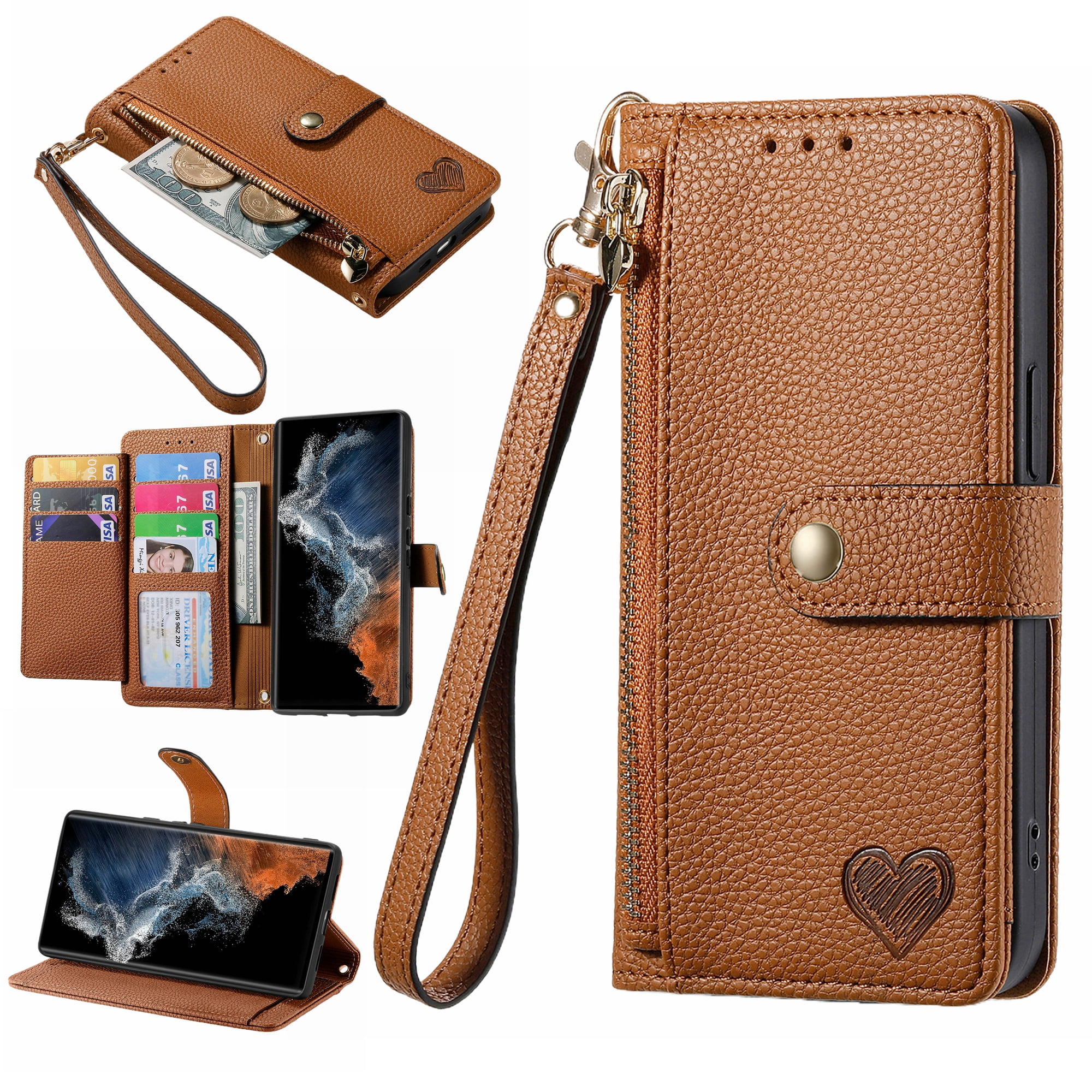 iphone 14 case with card holder cute