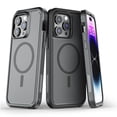thumbnail image 1 of Ancove for iPhone 15 Magnetic Case,[Compatible with Mag Safe],Military Grade Shockproof Rugged Frosted Double Layer Protective Case Cover for Apple iPhone 15,Black, 1 of 6
