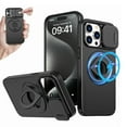 thumbnail image 1 of Ancove for iPhone 15 Plus Rugged Case,[Compatible with Mag Safe] Magnetic Ring Holder Kickstand Shockproof Military Grade Drop Protection Phone Cover Case for Apple iPhone 15 Plus,Black, 1 of 6