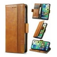 thumbnail image 1 of Ancove for iPhone 7 / 8 / SE 2022 & 2020 Wallet Case,Business Stitching Pattern PU Leather [RFID Blocking] Credit Card Slots Kickstand Shockproof Magnetic Flip Cover Case ,Lightbrown, 1 of 7