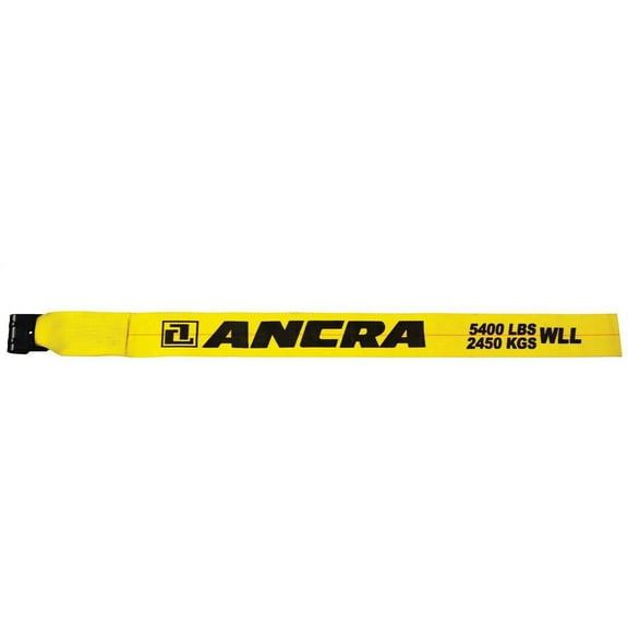 Ancra 43795-10-40 Winch Strap 4 In. X 480 In., Polyester, With Flat Hook