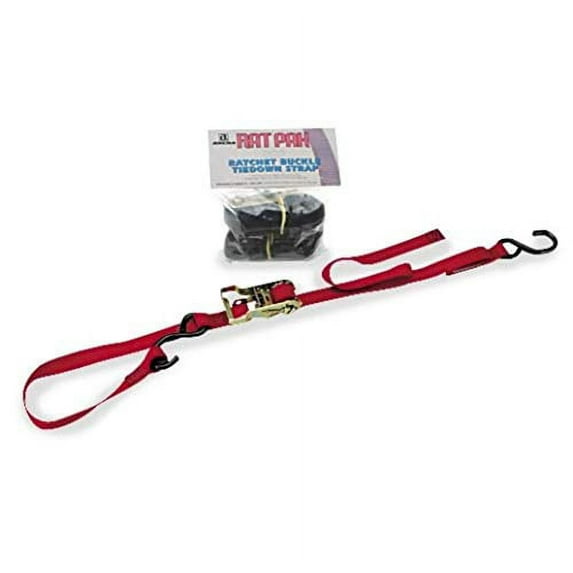 ANCRA TIEDOWNS 49498-10 TIEDOWN INTEGRA RATPACK RED