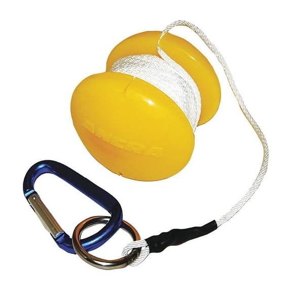 Ancra Mfg Strap Puller,7" W,Rubber,Yellow 50409-10-1PK