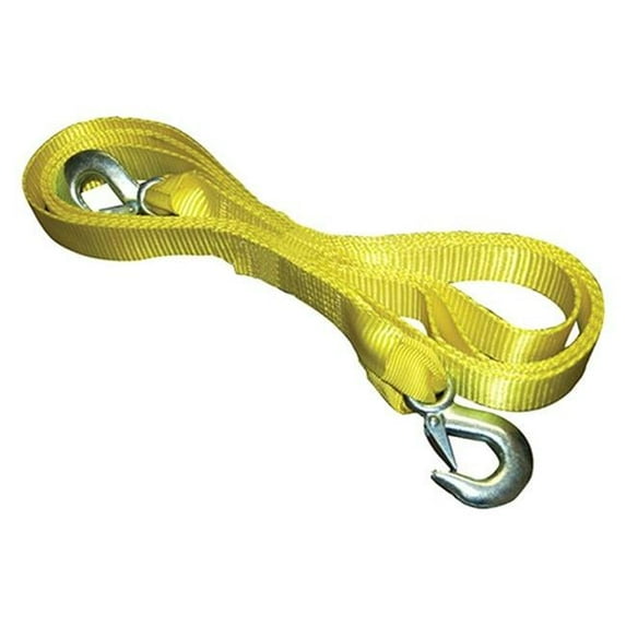 Ancra & S-Line SL31 2 in. x 15 ft. Recovery Tow Strap with Safety Hooks