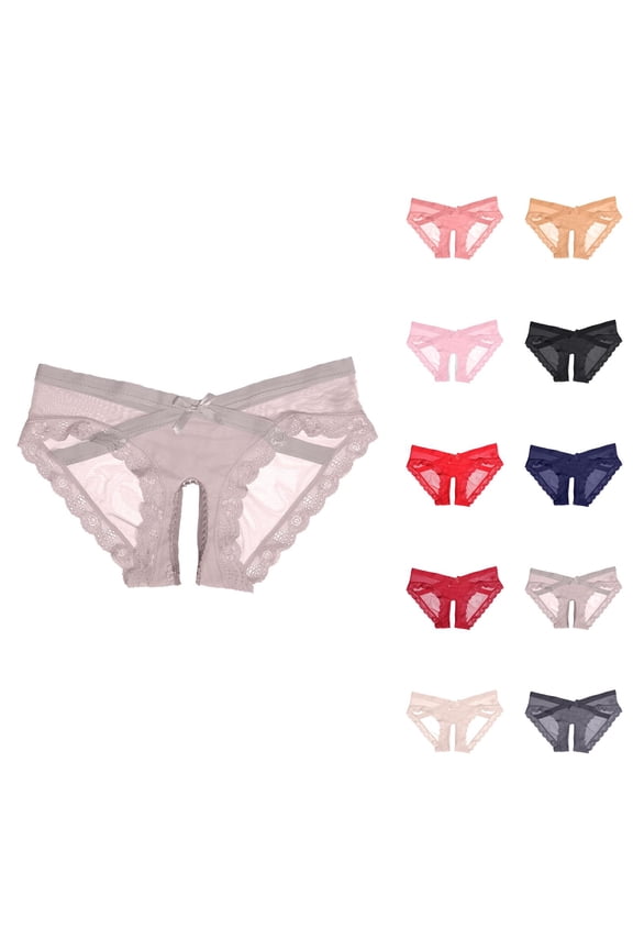 And Alluring Transparent Lace Embroidered Open Back Briefs For Wear Breathable Unbeatable Softness Sensational Silhouette