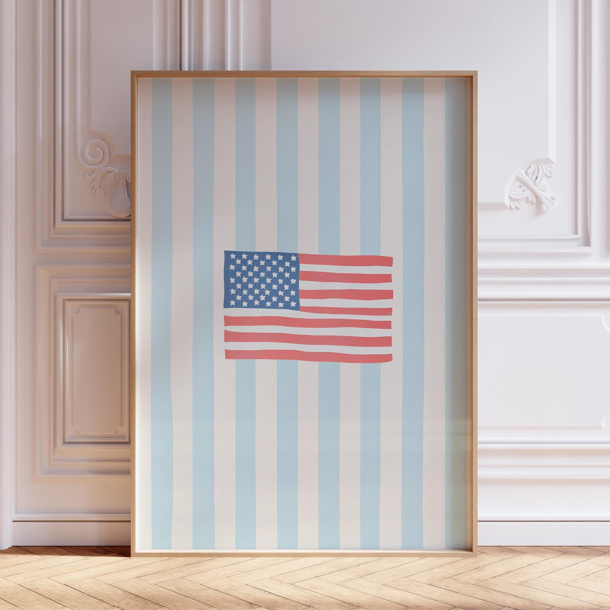 And American Flag Poster , Poster Print Only - Walmart.com
