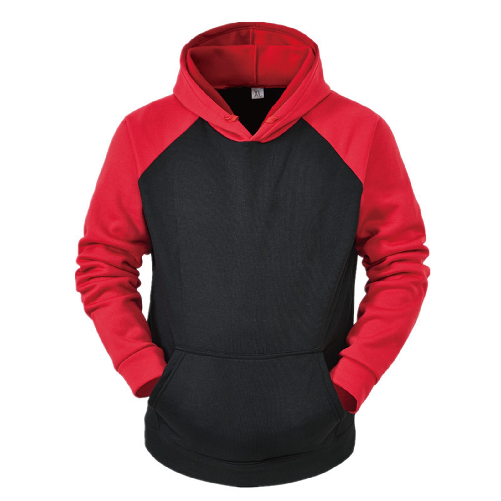 And Autumn Sleeve Patchwork Sleeve Hooded Winter Men's Jacket Long