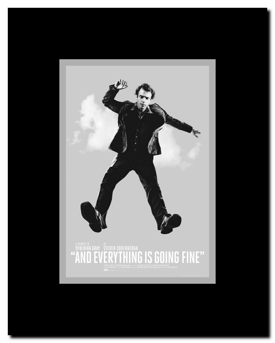 And Everything Is Going Fine Framed Movie Poster