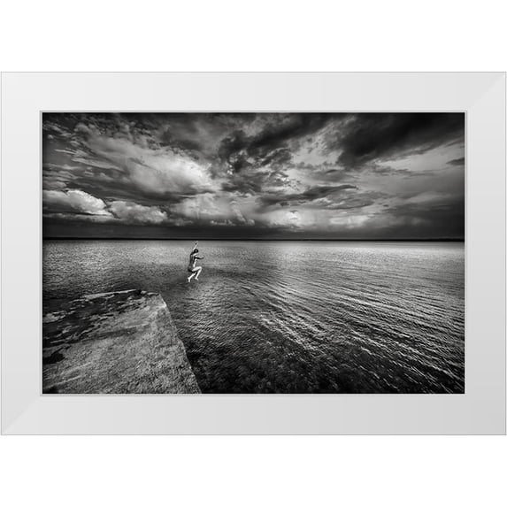 And Giuliana, Antonio 18x13 White Modern Wood Framed Museum Art Print Titled - Baltic Bliss