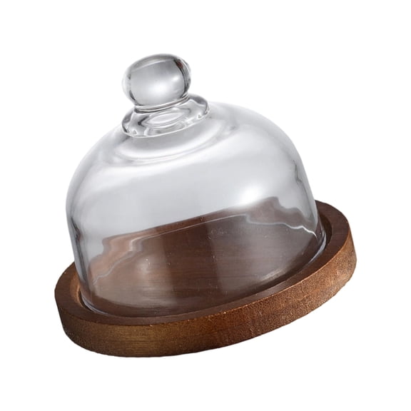 And Glass Serving Tray For Cake Display Multi Functional Natural Texture Dessert Plate For Home Use