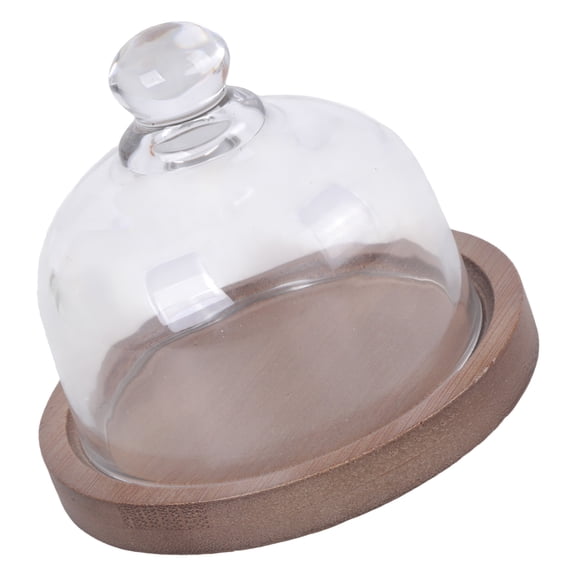 And Glass Serving Tray For Cake Display Multi Functional Natural Texture Dessert Plate For Home Use