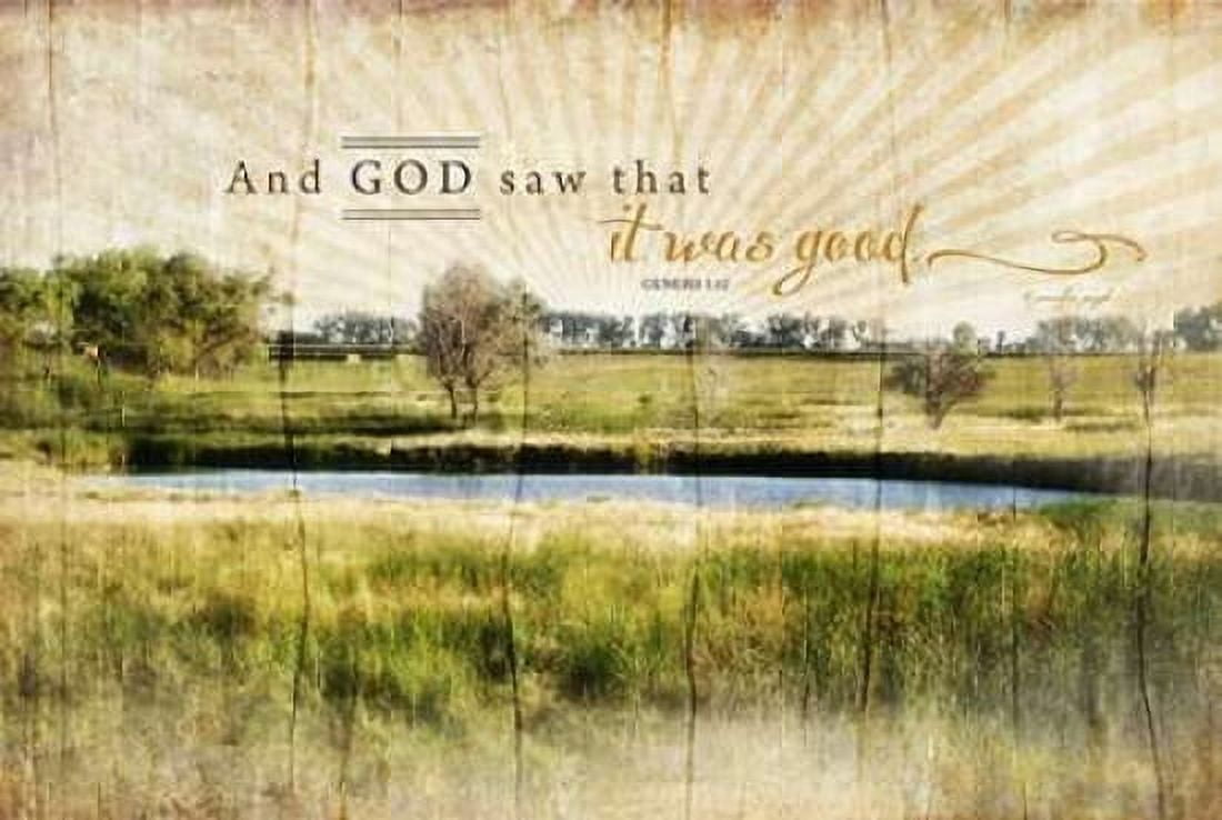 And God Saw That It Was Good Canvas Art - Jennifer Pugh (12 x 18)