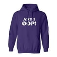 thumbnail image 1 of And I OOP! Adult Hooded Sweatshirt, 1 of 3