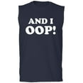 thumbnail image 1 of And I OOP! Adult Sleeveless Tee, 1 of 3