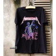 thumbnail image 1 of And Justice For All Album Art Reprint Retro Band Graphic Unisex T-Shirt up to size 5XL, 1 of 2