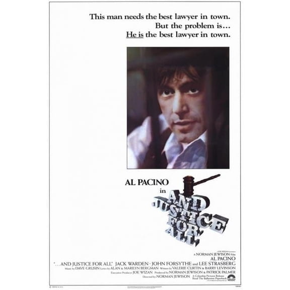 And Justice for All Movie Poster Print (27 x 40)