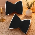 thumbnail image 1 of And Linen Pillow Solid Color Sofa Pillow Cushion Two Purpose Bow Pillow Lumbar Pillow 16x12 Inches Motheres Day Gift, 1 of 6
