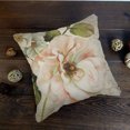And Linen Pillowcase Flower Cushion Green Flower Leaf Cushion Sofa