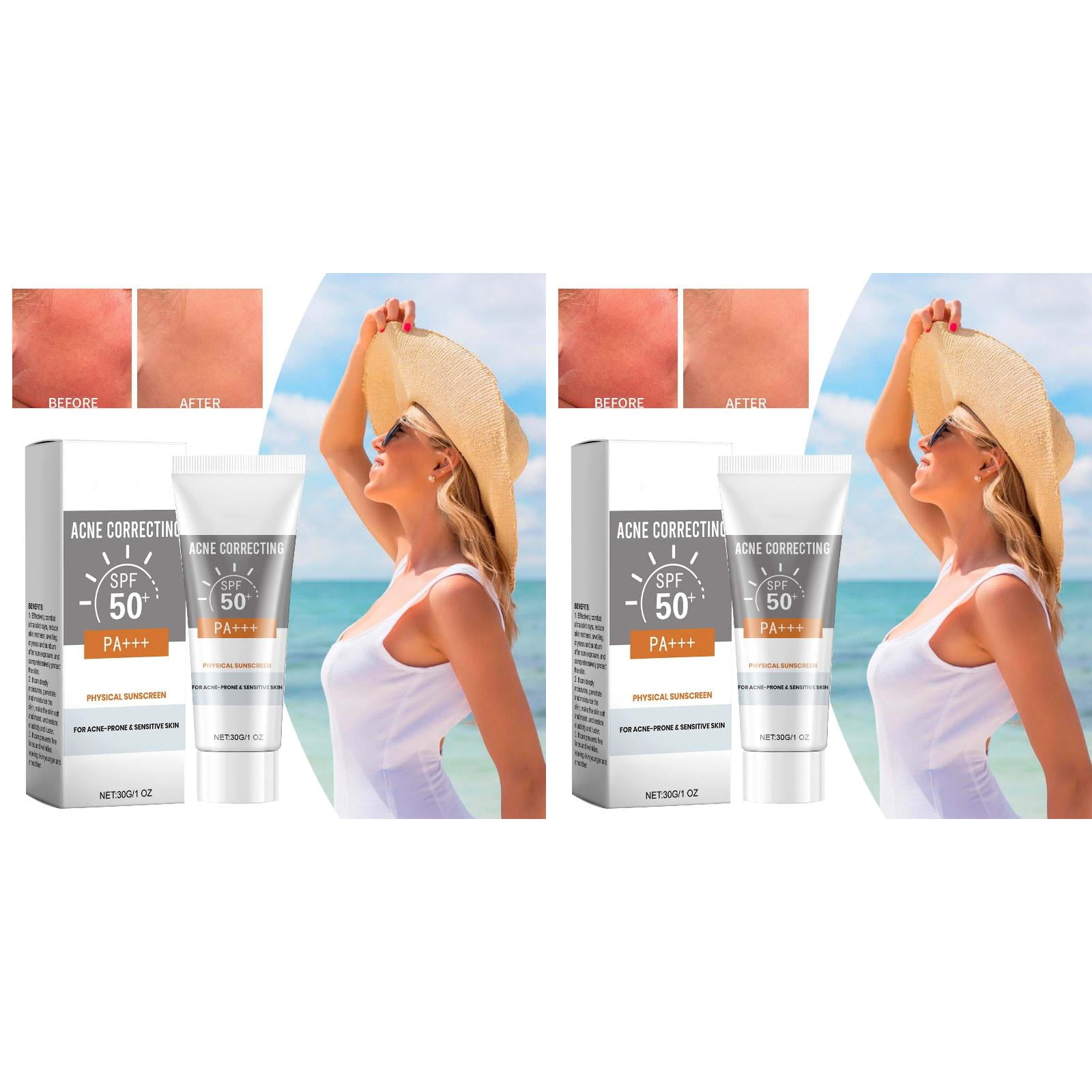 And Non Greasy Sunscreen Lotion Moisturizing Nourishing Refreshing Facial Skin Care Lotion 30ml