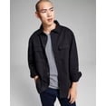 thumbnail image 1 of And Now This BLACK Men's Twill Overshirt, US Small, 1 of 3