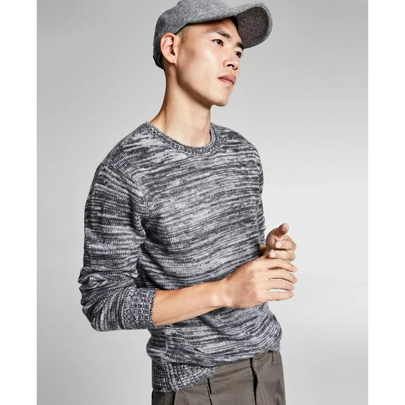 And Now This Men's Regular-Fit Marled Brushed Sweater Grey Heather-2XL