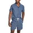 thumbnail image 1 of And Now This Mens Striped Cotton Casual Shorts, 1 of 1