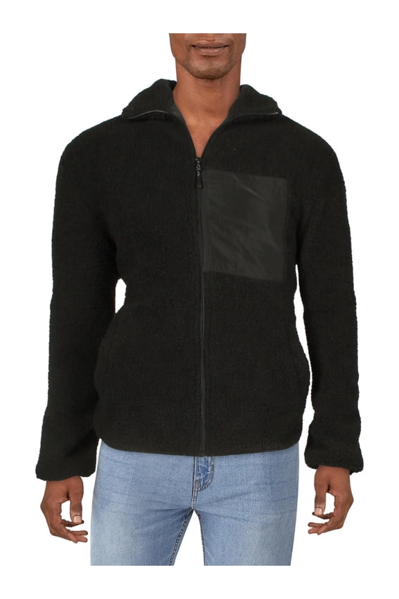 Mens Fleece Short Teddy Coat