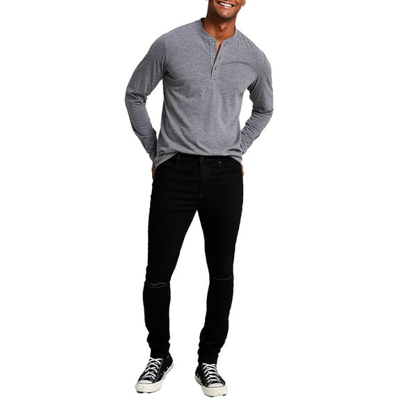 And Now This Mens Newkirk Ripped Stretch Skinny Jeans