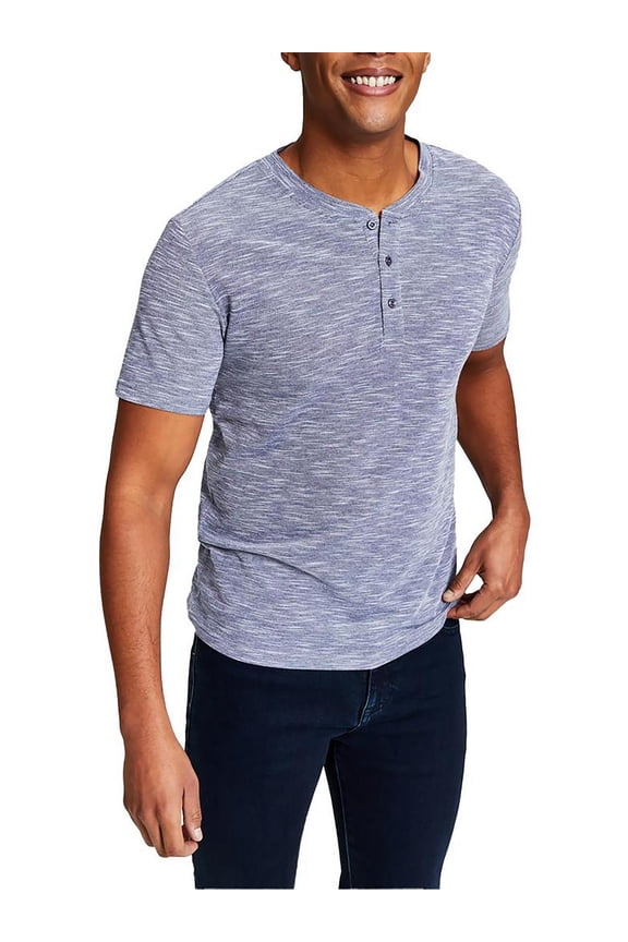 Mens Slub Knit Polo