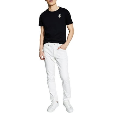 And Now This Mens Solid Denim Slim Jeans
