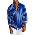 thumbnail image 1 of And Now This Mens Striped Collared Button-Down Shirt, 1 of 2