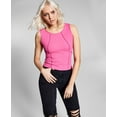 thumbnail image 1 of Now This Womens Seam Detail Tank Top Fuschia S, 1 of 1