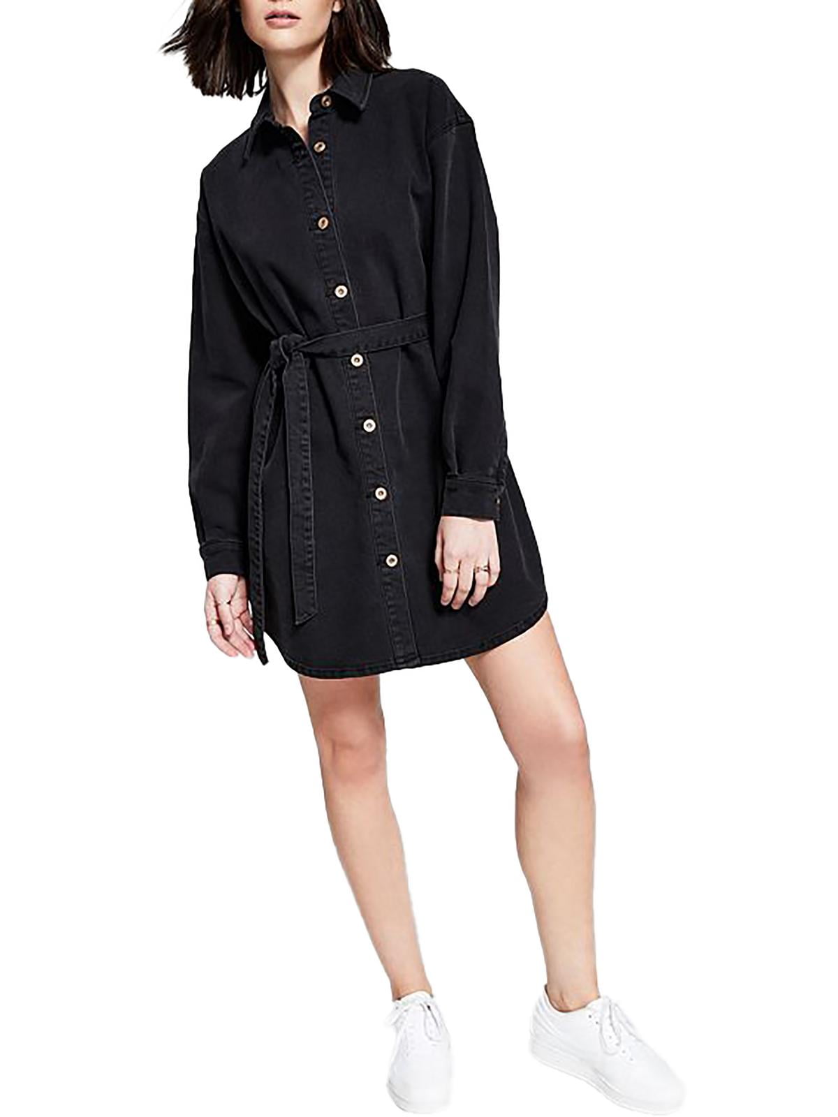 TIE NECK MINI DRESS
