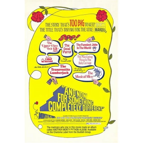 And Now for Something Completely Differe Movie Poster - 11 x 17 in.