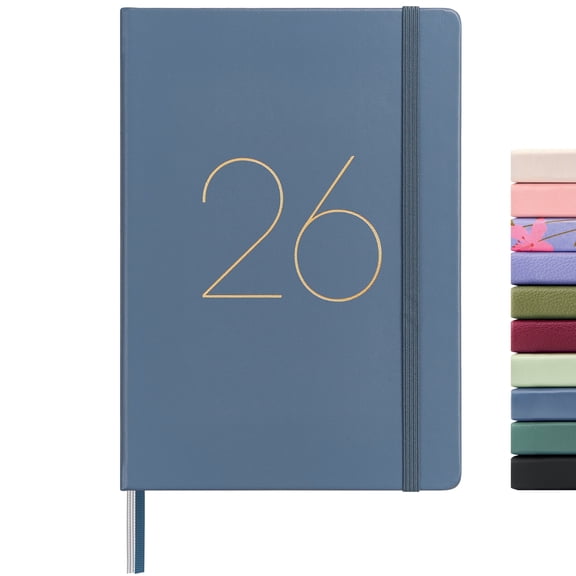 &And Per Se 2026 Academic Planner Weekly & Monthly, 15 Month Planner July 2026 – June 2027, A5 Hardcover Planner with Tabs, 100 GSM Thick Paper, Student Planner for School Work(Dark Blue)