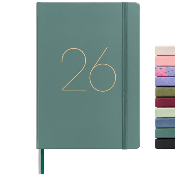&And Per Se 2026 Monthly Planner Hardcover - Academic Year & Calendar for College Students, Goal Setting with Tabs - July 2026 to June 2027(Green)