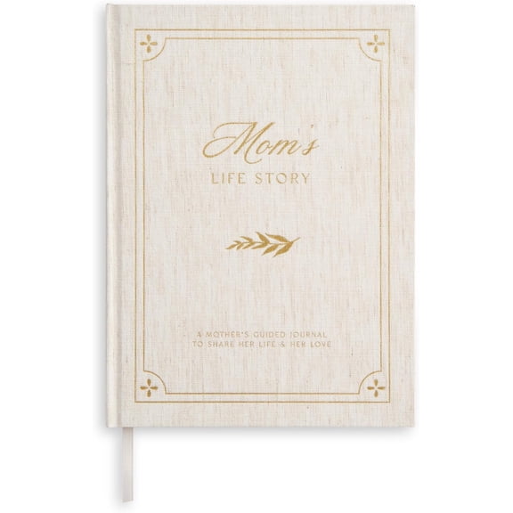 And Per Se Mom's Journal-Ask Me What You Want, Mom Gifts and Book Lovers Gifts with Thoughtful Prompts, Questions- Journals for Women (Beige)