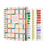 &And Per Se Student Planner 2025-2026, Academic Planner July 2025 - June 2026, 8.5" × 6.2", Weekly & Monthly Lesson Plan for Students with Colorful Tabs & Stickers (Color Grid)
