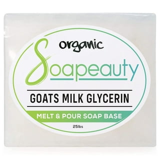 Soapeauty Clear Soap Base Glycerin Melt and Pour | Detergent Free | Natural  Moisturizing Bar for Sensitive Skin & Soap Making, Easy to Cut | 10 Lbs