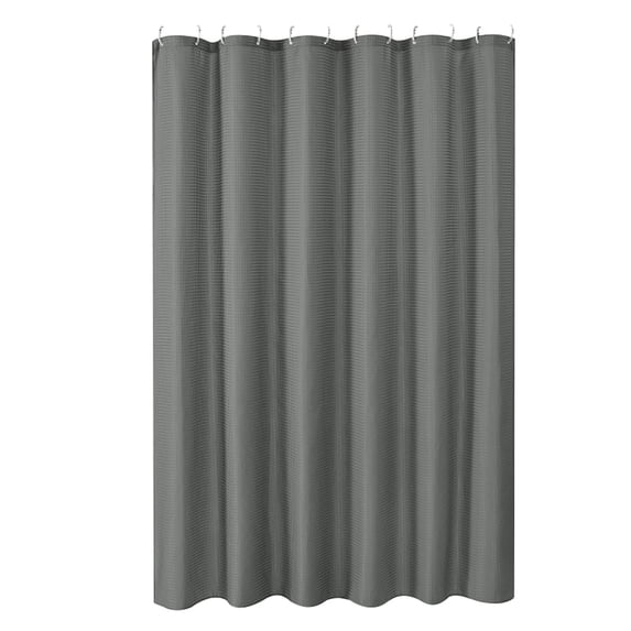 And Proof Polyester Shower Curtain for Bathrooms - Quick-Dry Liner Included Easy Care Elegant Addition to Your Shower Space