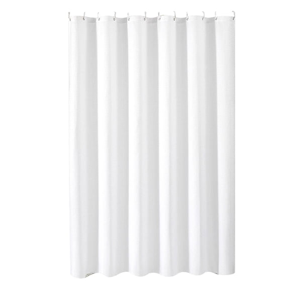 And Proof Polyester Shower Curtain for Bathrooms - Quick - Dry Liner Included Easy Care Addition to Your Shower Space