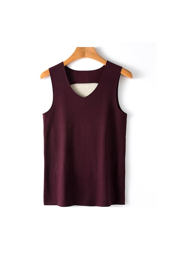 And Silk Patch Thermal Vest – Double Lined Heated Base Layer Dressy Cardigan Women Women Tops Workout Slim Fit Women