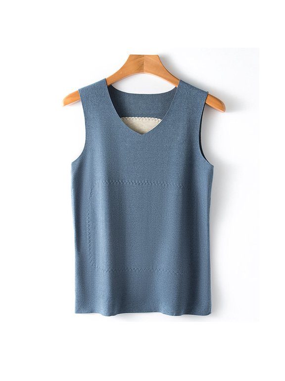 And Silk Patch Thermal Vest – Double Lined Heated Base Layer