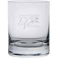 thumbnail image 1 of And So Together They Built A Life Wedding Quotes Etched 11oz Crystal Rocks Whisky Glass, 1 of 1